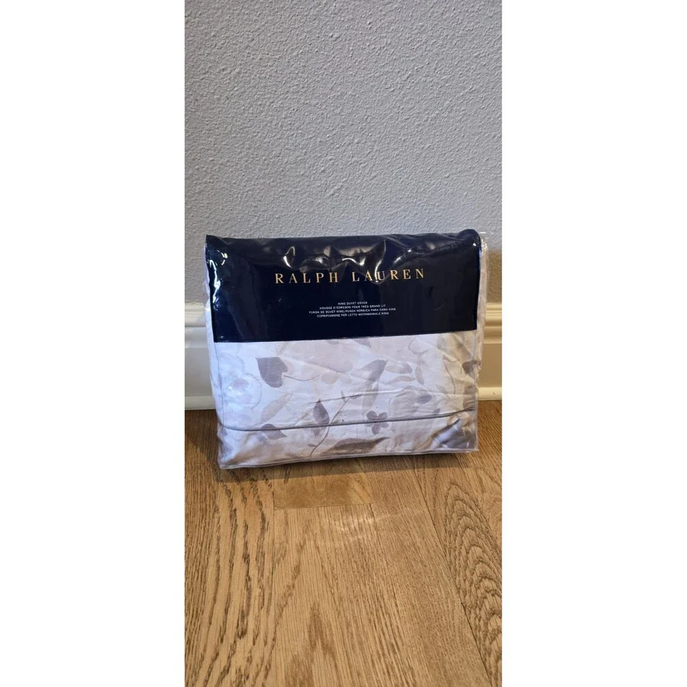 Ralph Lauren Avery Cream Bedding Collection Floral Duvet Cover King 92x108 NEW